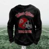 Personalized Utah Utes Football Waffle Sweatshirt (3)
