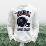 Personalized Utsa Roadrunners Football Waffle Sweatshirt