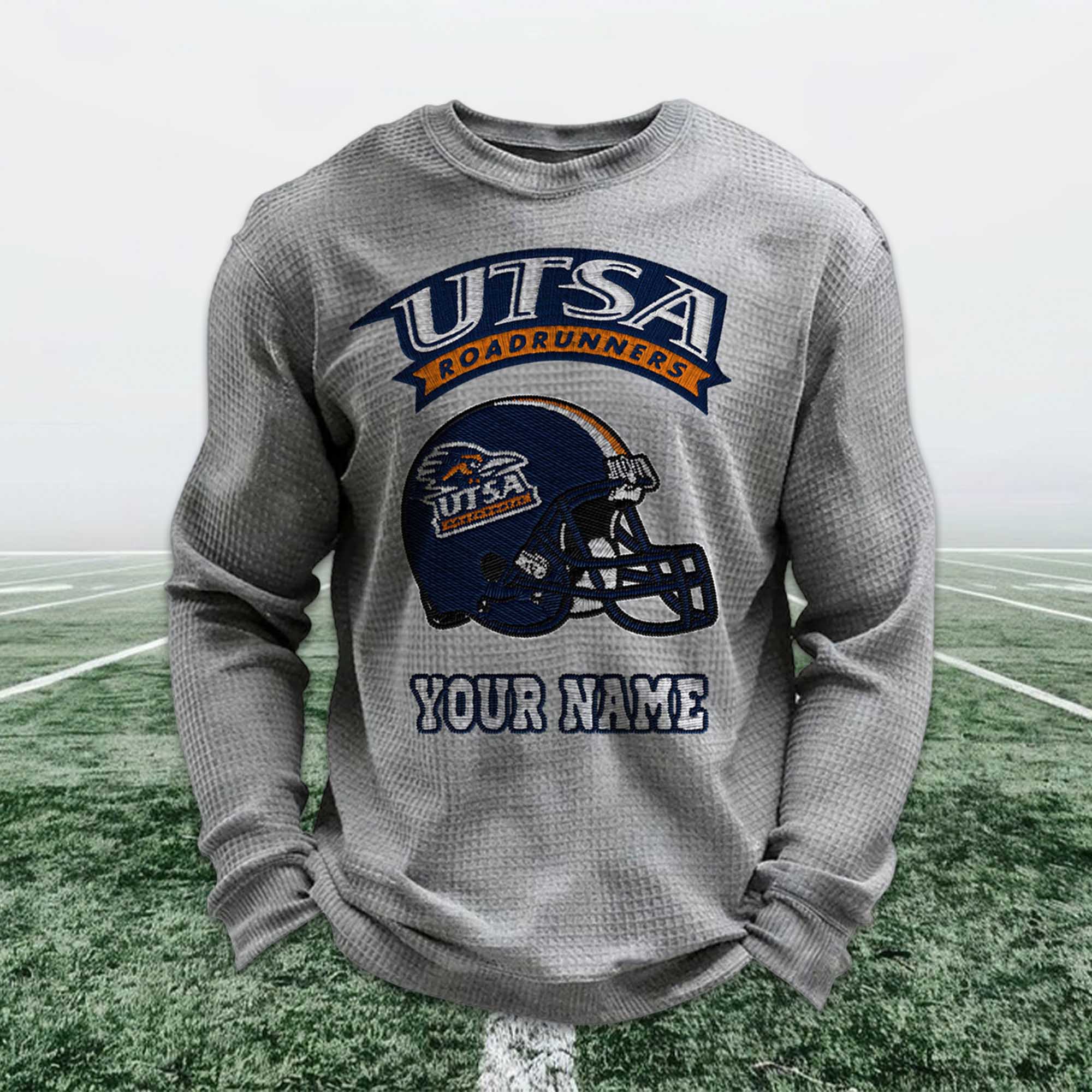 Personalized Utsa Roadrunners Football Waffle Sweatshirt 6 Personalized Utsa Roadrunners Football Waffle Sweatshirt (3)