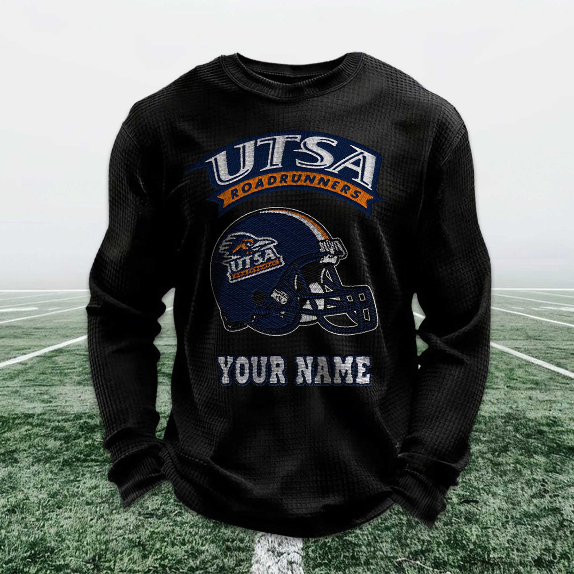 Personalized Utsa Roadrunners Football Waffle Sweatshirt 4 Personalized Utsa Roadrunners Football Waffle Sweatshirt (5)