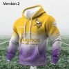 Personalized Vikings EST 1860 Football Waffle Hoodie (2)