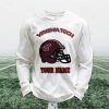 Personalized Virginia Tech Football Waffle Sweatshirt 1