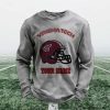 Personalized Virginia Tech Football Waffle Sweatshirt 3