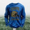 Personalized Yellow Jackets Football Waffle Sweatshirt 2
