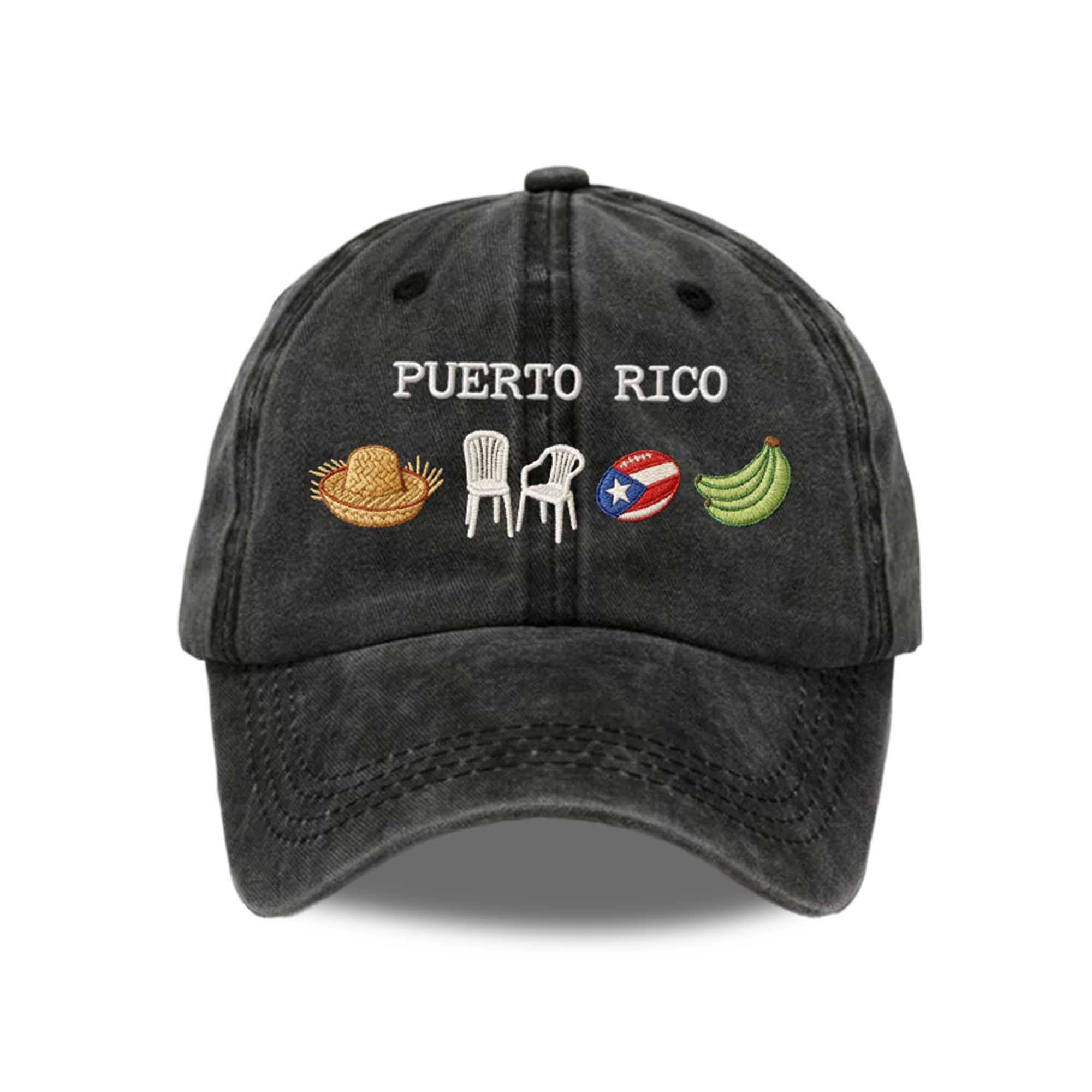 Puerto Rico Cultural Symbol Hat 2 Puerto Rico Cultural Symbol Hat (2)