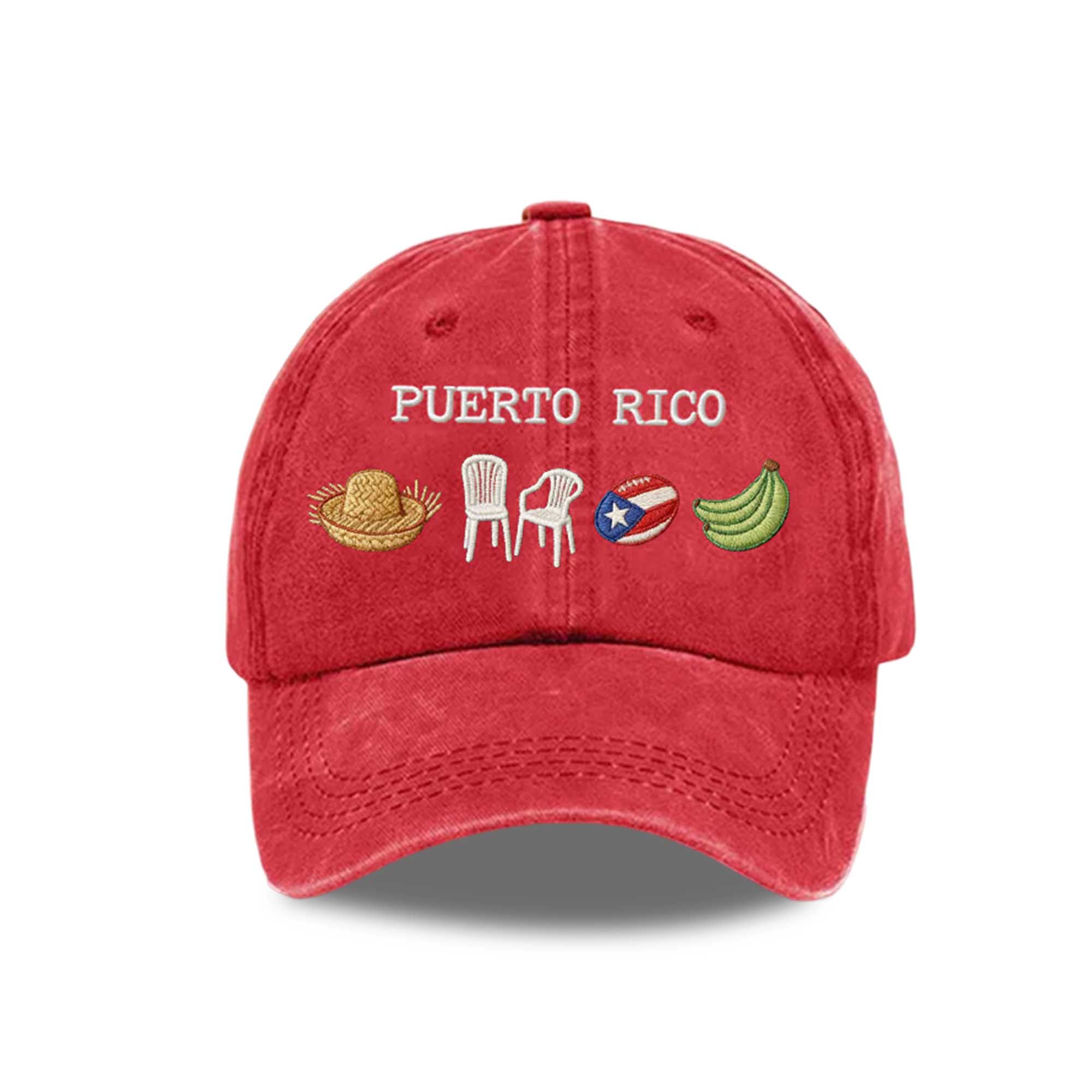 Puerto Rico Cultural Symbol Hat 3 Puerto Rico Cultural Symbol Hat (3)