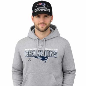 Patriots America Football Conference Champions Bowl LX Hoodie (1)