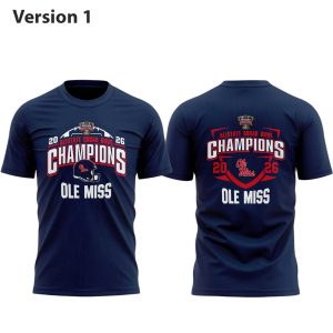 Ole Miss Rebels 2026 Sugar Bowl Champions Shirt (1)