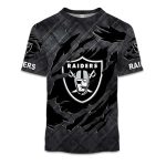 Raiders Black Metal Texture Shirt