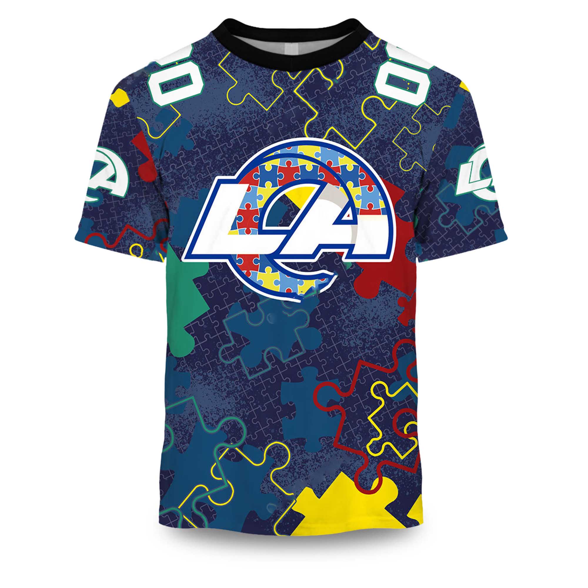 Rams Autism Awareness Football Shirt 2026 2 Rams Autism Awareness Football Shirt 2026 3