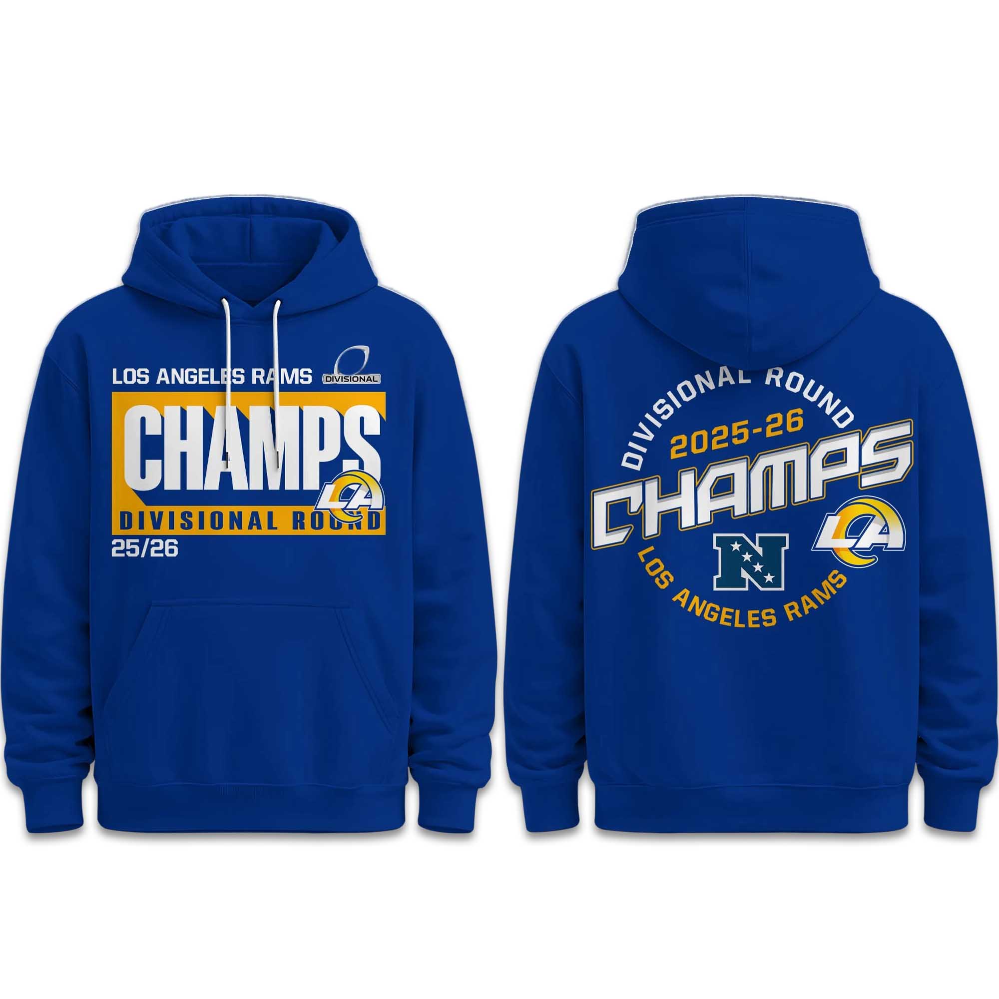 Rams Divisional Round Champions 2025 2026 Hoodie Rams Divisional Round Champions 2025 2026 Hoodie