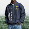Rams EST 1937 Quarter Zip Waffle Sweatshirt (10)