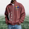 Rams EST 1937 Quarter Zip Waffle Sweatshirt (3)
