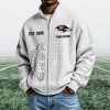 Ravens EST 1996 Quarter Zip Waffle Sweatshirt (2)