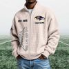 Ravens EST 1996 Quarter Zip Waffle Sweatshirt (4)