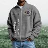 Ravens EST 1996 Quarter Zip Waffle Sweatshirt (5)