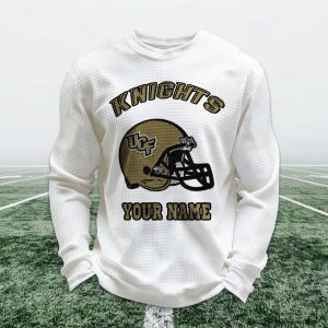 Personalized Knights Football Waffle Sweatshirt (1)