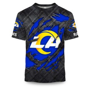 Rams Black Metal Texture Shirt 1