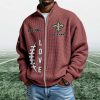 Saints EST 1966 Quarter Zip Waffle Sweatshirt (4)