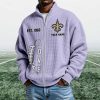 Saints EST 1966 Quarter Zip Waffle Sweatshirt (8)