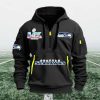Seahawks Bowl LX 2026 Quarter Zip Hoodie (1)