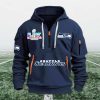 Seahawks Bowl LX 2026 Quarter Zip Hoodie (3)