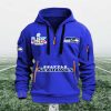Seahawks Bowl LX 2026 Quarter Zip Hoodie (4)