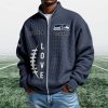Seahawks EST 1974 Quarter Zip Waffle Sweatshirt (1)