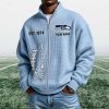 Seahawks EST 1974 Quarter Zip Waffle Sweatshirt (10)