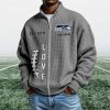 Seahawks EST 1974 Quarter Zip Waffle Sweatshirt (5)