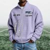 Seahawks EST 1974 Quarter Zip Waffle Sweatshirt (8)