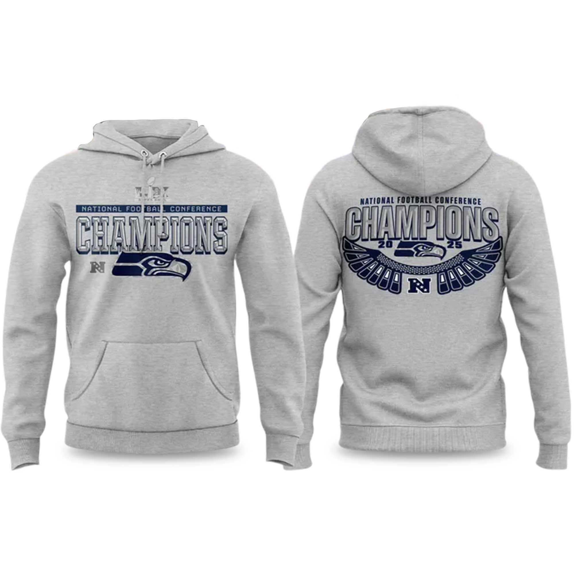 Seahawks National Football Conference Champions 2025 Hoodie Seahawks National Football Conference Champions 2025 Hoodie