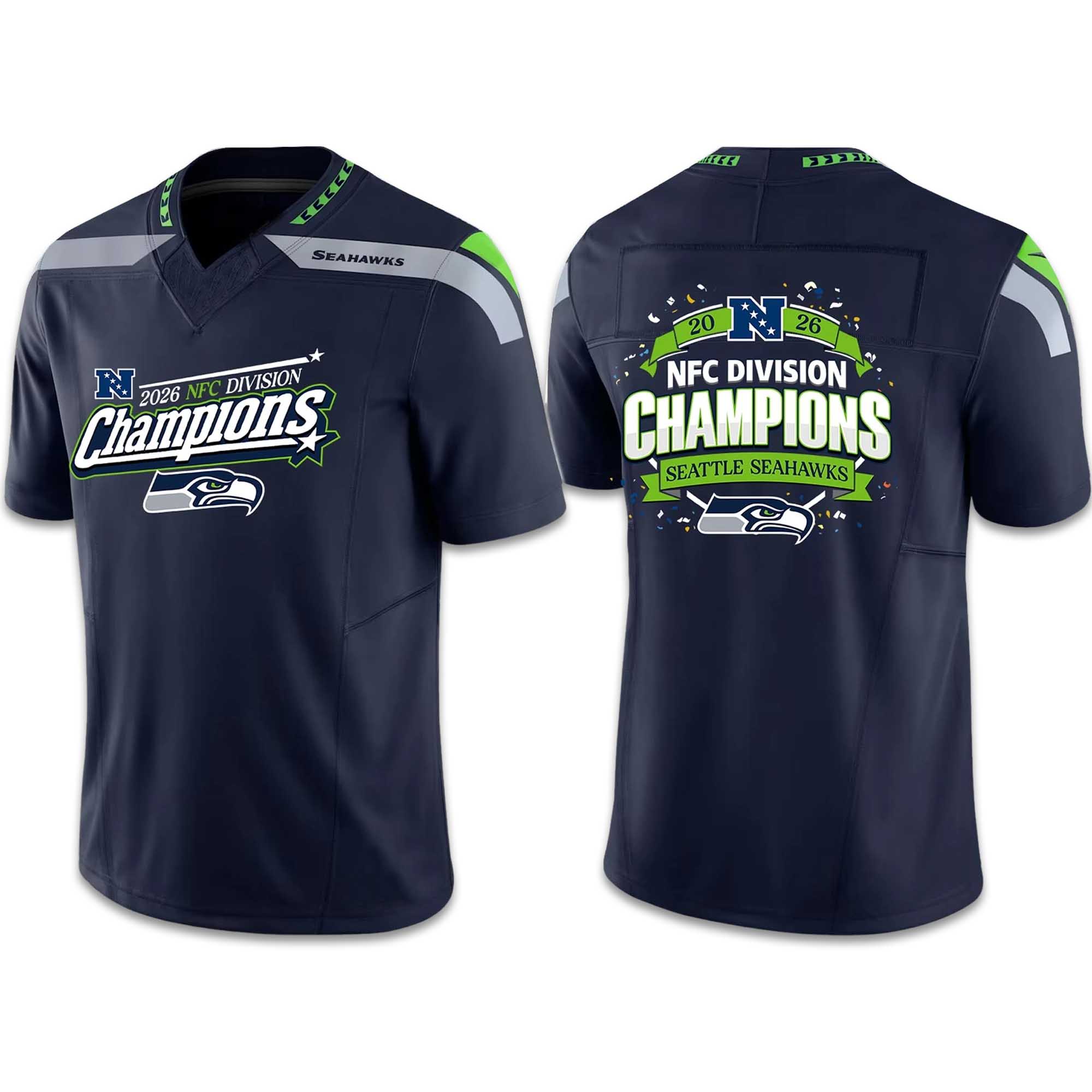 Seahawks x NFC Division Champions 2026 Football Jersey Seahawks x NFC Division Champions 2026 Football Jersey