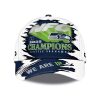 Seattle Seahawks 2025 NFC Champions 3D Hat (2)