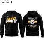 Steelers 2025 AFC North Division Champions Back On Top Hoodie
