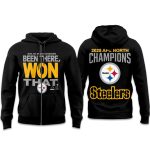 Steelers 2025 AFC North Division Champions Zip Hoodie