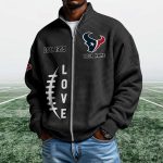 Texans EST 1999 Quarter Zip Waffle Sweatshirt