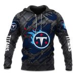 Titans Black Metal Texture Hoodie
