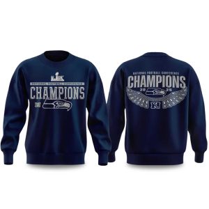 Seahawks National Football Conference Champions 2025 Sweatshirt (1)