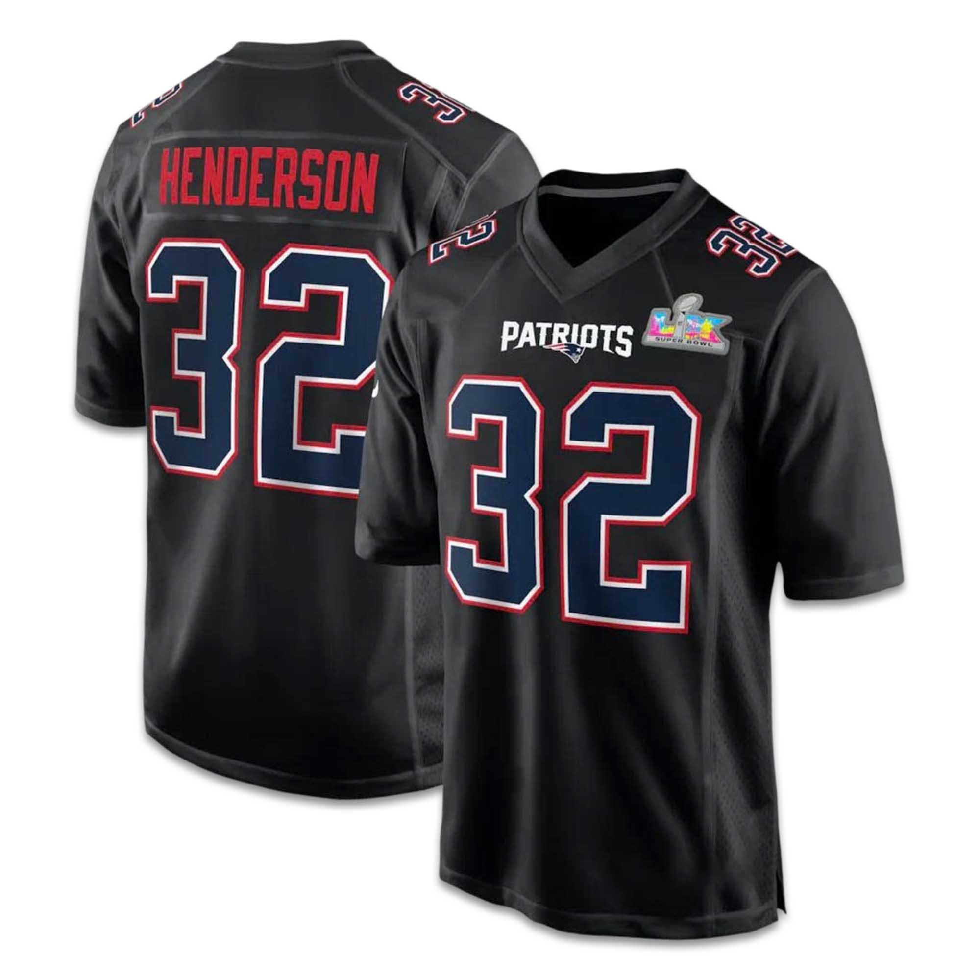 TreVeyon Henderson Patriots Bowl LX 2026 Jersey TreVeyon Henderson Patriots Bowl LX 2026 Jersey