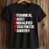 Trump Tyrannical Racist Unqualified Misogynistic Panderer Shirt (2)