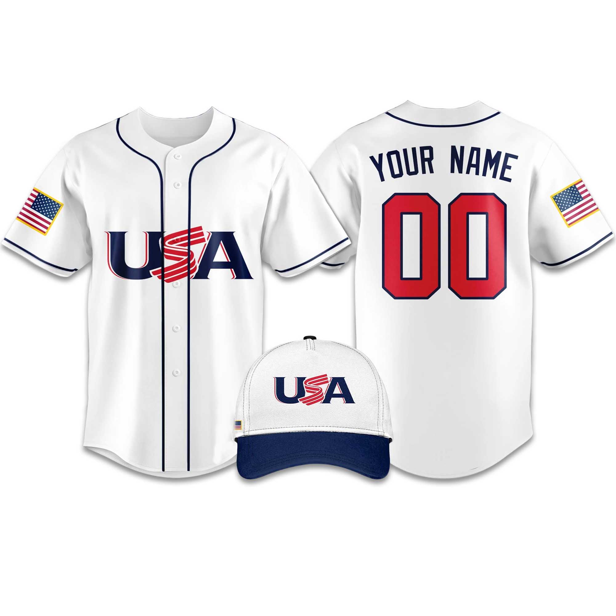 USA 2026 World Baseball Classic Jersey 2 USA 2026 World Baseball Classic Jersey (2)