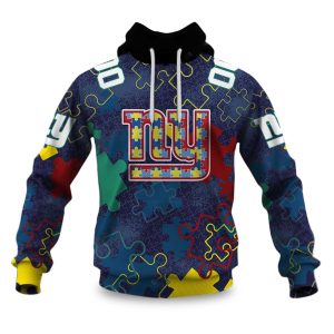 Giants Autism Awareness Football Hoodie 2026 1