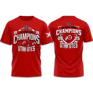 Utah Utes Las Vegas Bowl Champions 2025 2026 Shirt 1