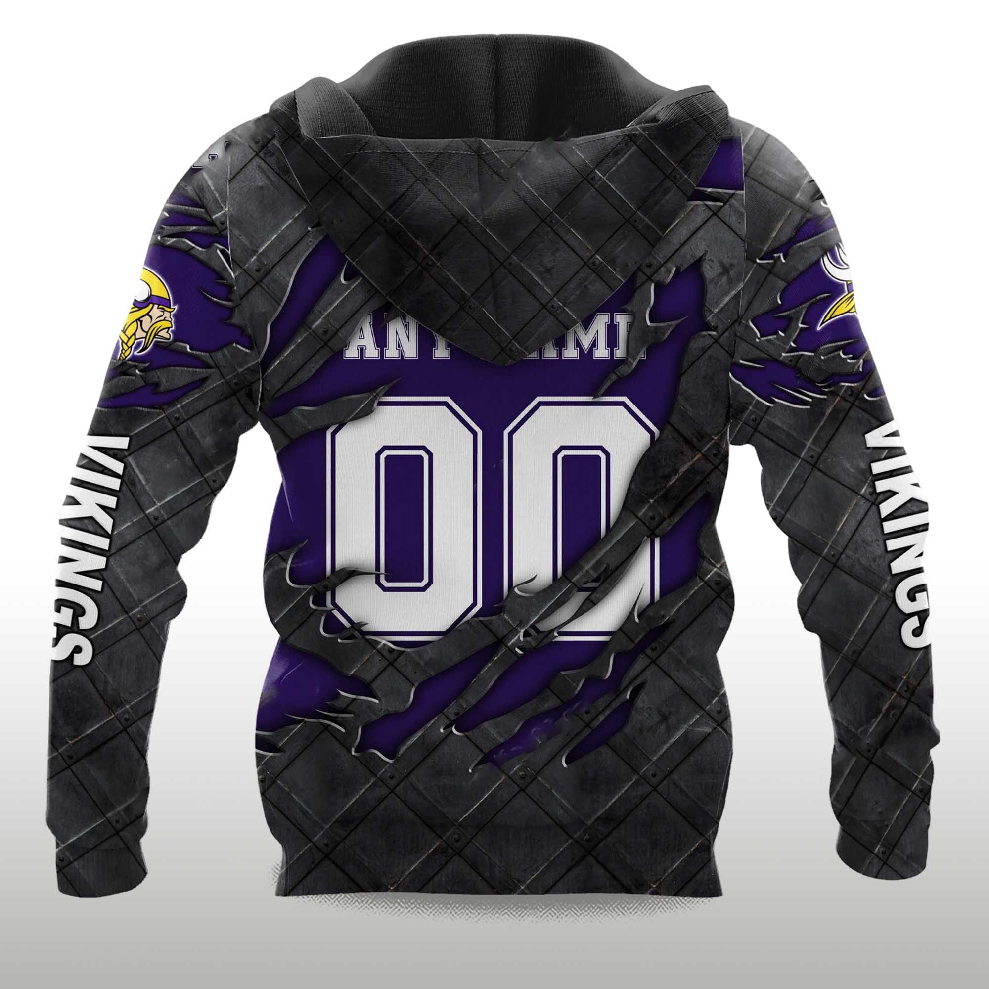 Vikings Black Metal Texture Hoodie 2 Vikings Black Metal Texture Hoodie 2