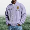 Vikings EST 1960 Quarter Zip Waffle Sweatshirt (1)