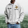 Vikings EST 1960 Quarter Zip Waffle Sweatshirt (15)