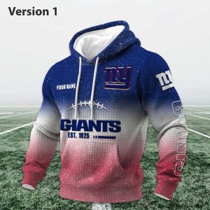Personalized Giants EST 1925 Football Waffle Hoodie 1