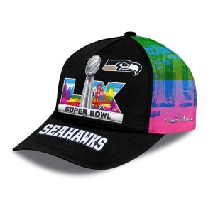 Seattle Seahawks Bowl LX 2026 Hat (1)