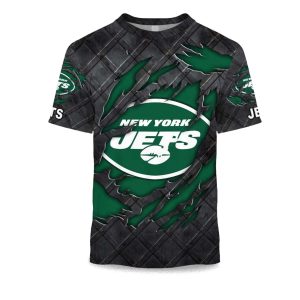 Jets Black Metal Texture Shirt 1